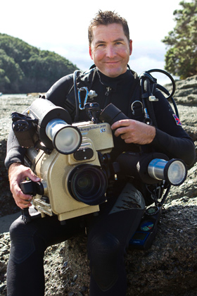 Prior to diving in New Zealand 